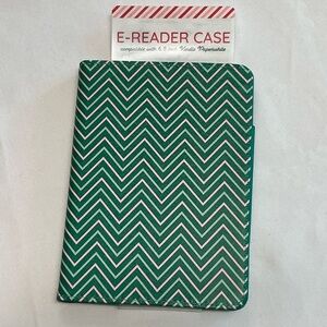 Green Light Pink Chevron E-Reader Case